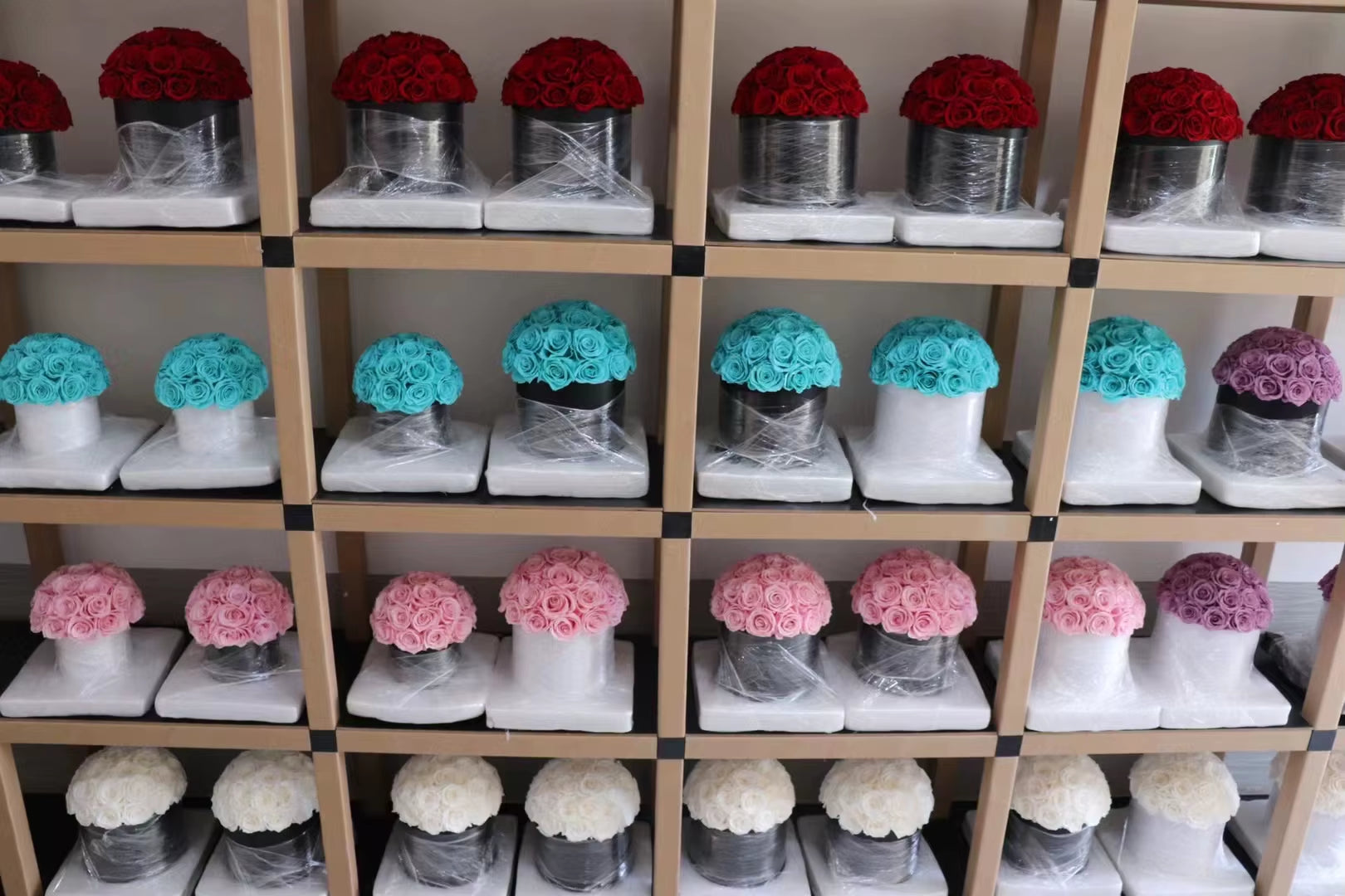 Stunning Forever Flower Box: Natural Preserved Roses for Weddings and Special Occasions