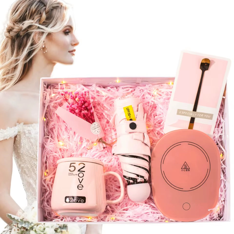 Promotional Manufacturer Happy Birthday Gift Box for Her Self Care Pamper Box Thank You Idea Box for Women Wedding Set Gift