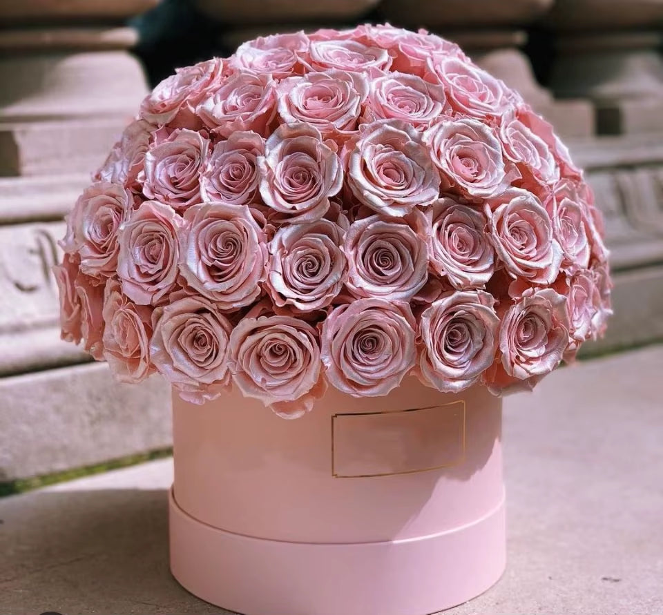 Stunning Forever Flower Box: Natural Preserved Roses for Weddings and Special Occasions