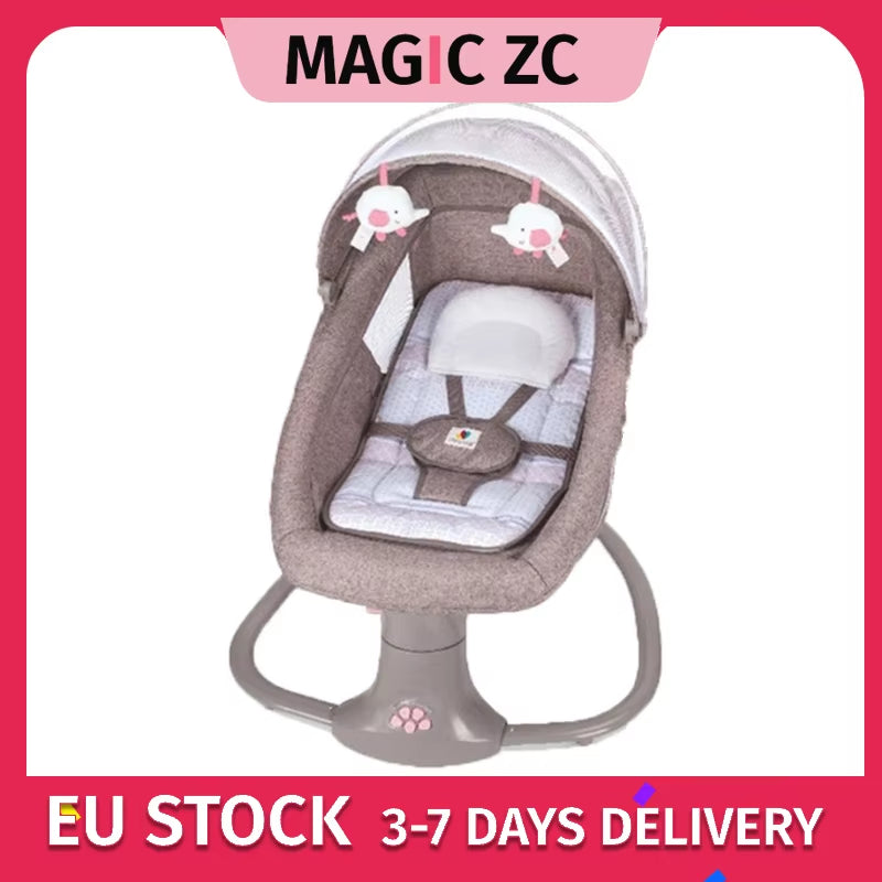 Baby Bed Luxury Cradles Baby Swing Electric Infant Crib Baby Bed Newborn Baby Swing Electric Electric Rocking Chair for Baby