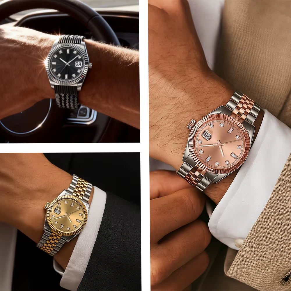 Luxury Mechanical Watch Men'S Mechanical Watch Mechanical Watch for Men Perpetual Calendar Complication Annual Calendar