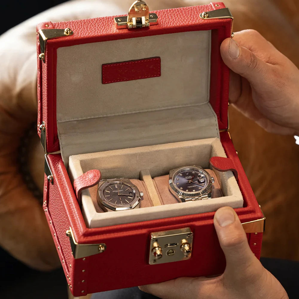Elegant Ladies Luxury Watch Organizer Box - Custom Travel Case for Your Timepieces