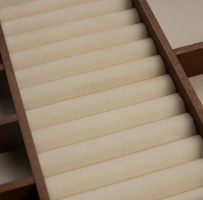 Elegant Wooden Jewelry Box Organizer with Spacious Drawers for Women - Perfect for Storing Watches, Necklaces, Rings, and Earrings