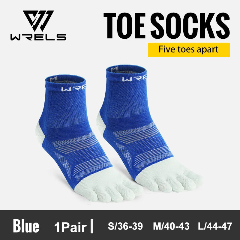 Elevate Your Performance with 1/2/3 Pairs of High-Performance Toe Socks - Moisture-Wicking, Anti-Slip, and Compression Design for Ultimate Comfort in Every Run