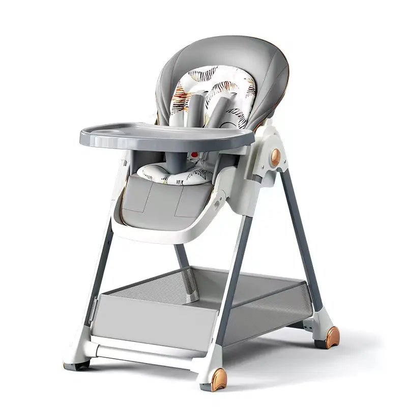 Versatile Baby High Chair - Adjustable Booster Seat for Easy Mealtime with Tray