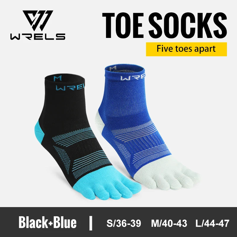 Elevate Your Performance with 1/2/3 Pairs of High-Performance Toe Socks - Moisture-Wicking, Anti-Slip, and Compression Design for Ultimate Comfort in Every Run