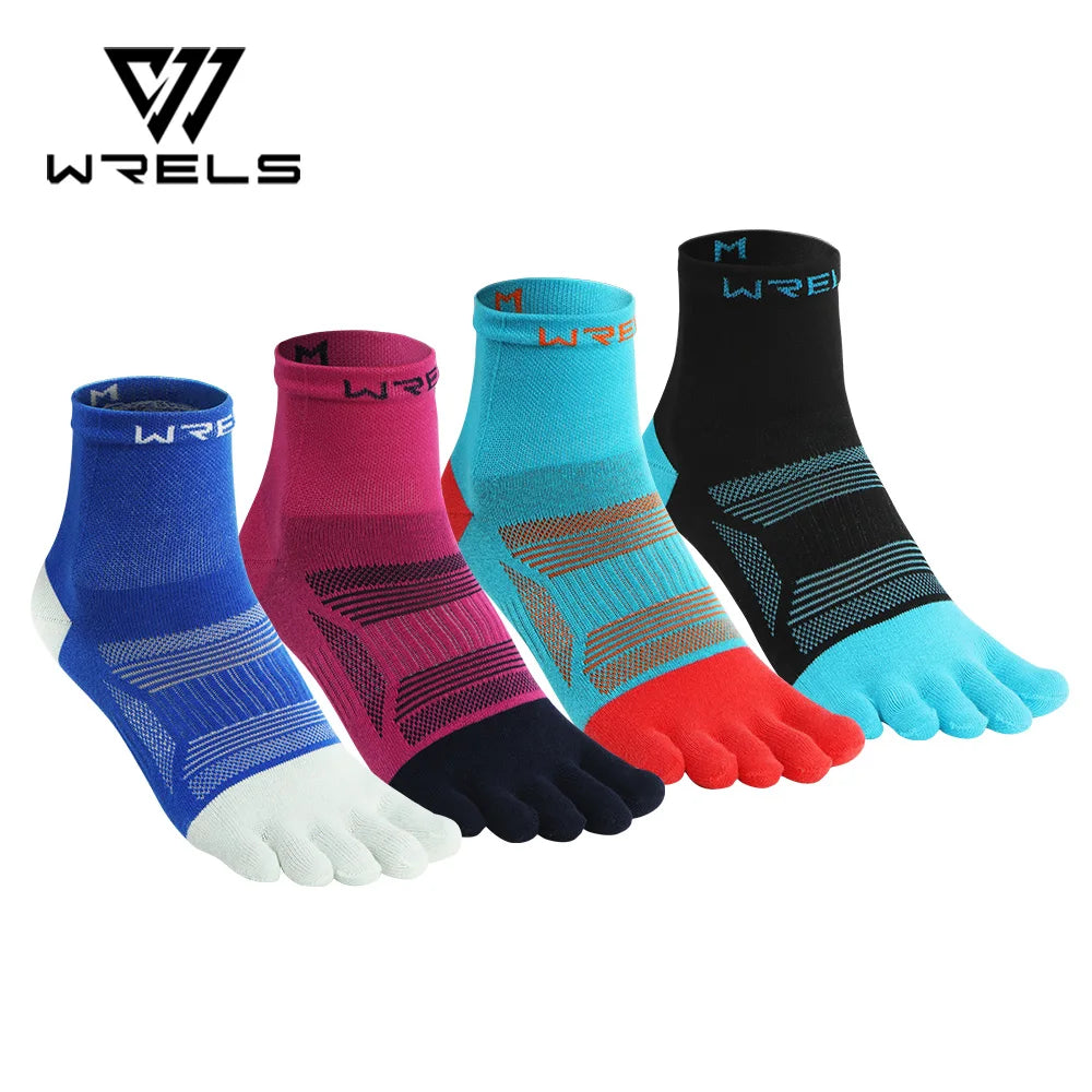 Elevate Your Performance with 1/2/3 Pairs of High-Performance Toe Socks - Moisture-Wicking, Anti-Slip, and Compression Design for Ultimate Comfort in Every Run