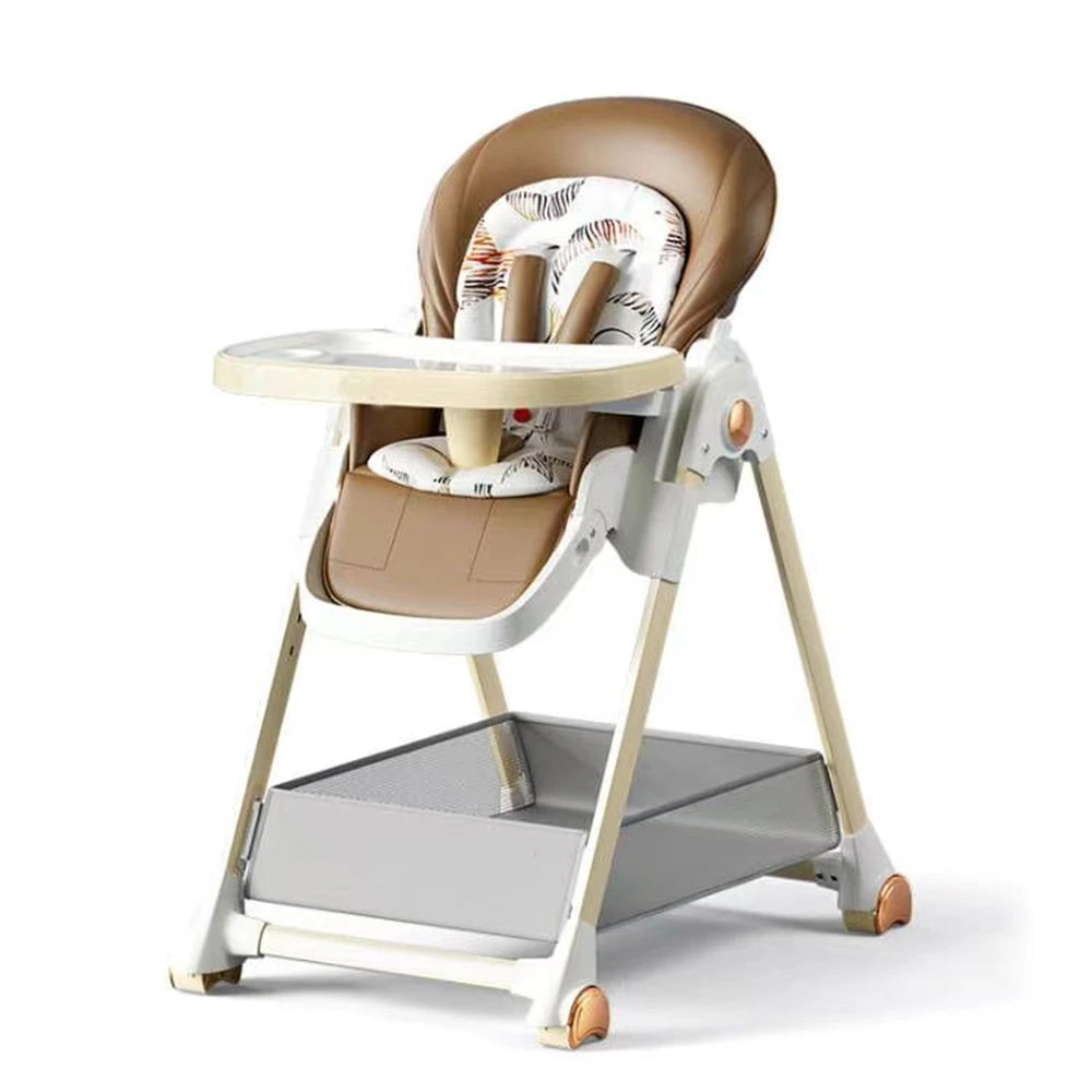 Versatile Baby High Chair - Adjustable Booster Seat for Easy Mealtime with Tray