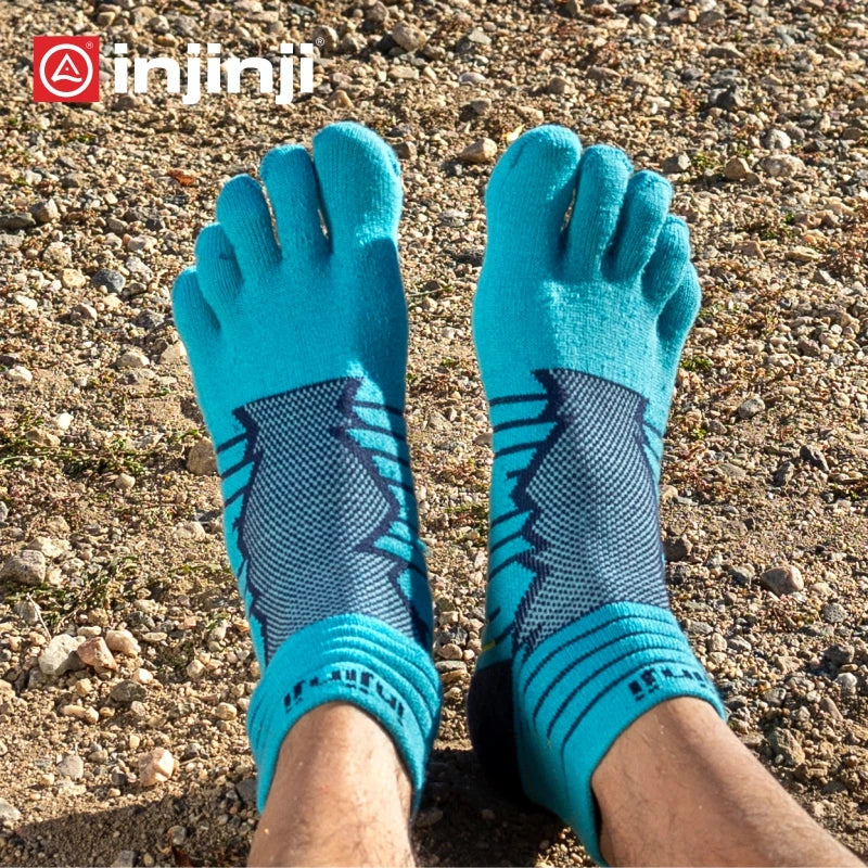 Experience Ultimate Comfort with Five Finger Ultra Run Off-Road Hiking Socks - Thick, Warm, and Perfect for Every Adventure!