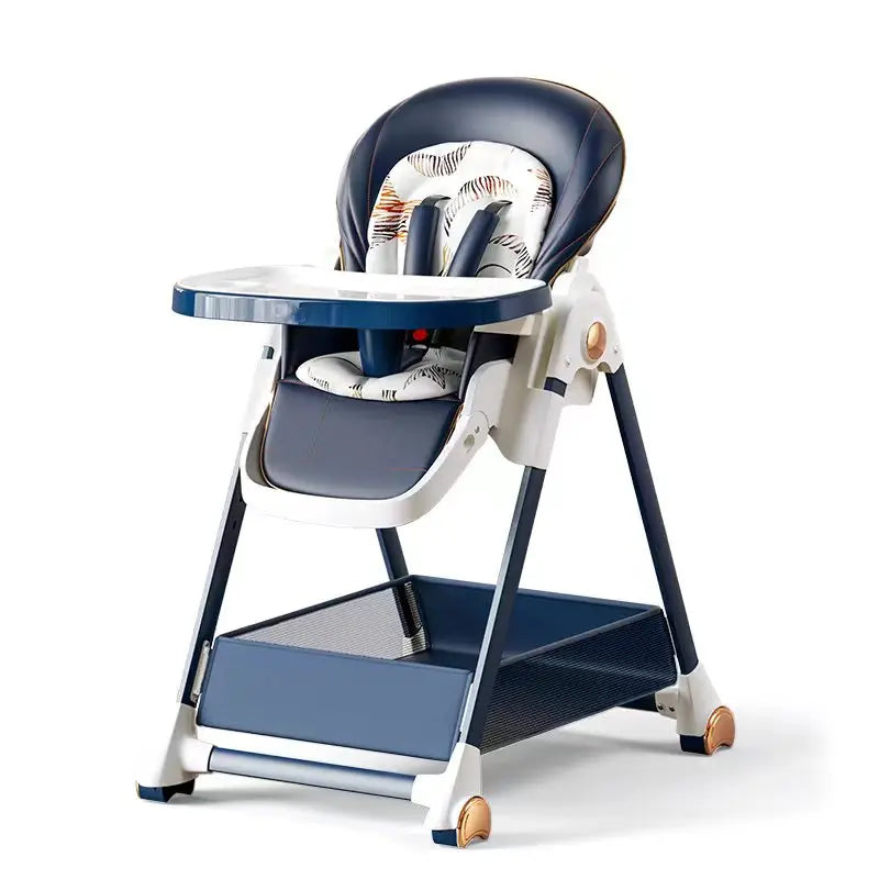 Versatile Baby High Chair - Adjustable Booster Seat for Easy Mealtime with Tray
