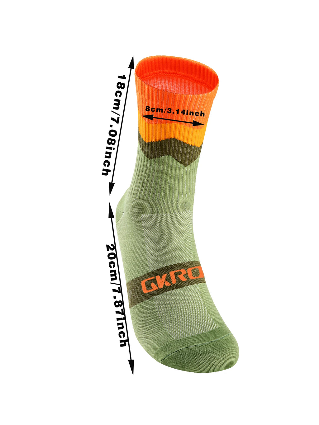 Stay Comfortable and Stylish with Our 4 Pairs of Men's Compression Bike Socks - Perfect for Cycling and Outdoor Activities!