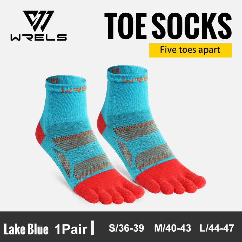 Elevate Your Performance with 1/2/3 Pairs of High-Performance Toe Socks - Moisture-Wicking, Anti-Slip, and Compression Design for Ultimate Comfort in Every Run