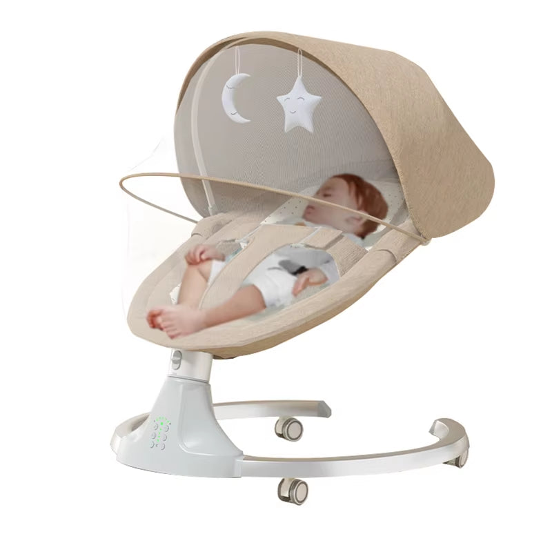 Baby Bed Luxury Cradles Baby Swing Electric Infant Crib Baby Bed Newborn Baby Swing Electric Electric Rocking Chair for Baby