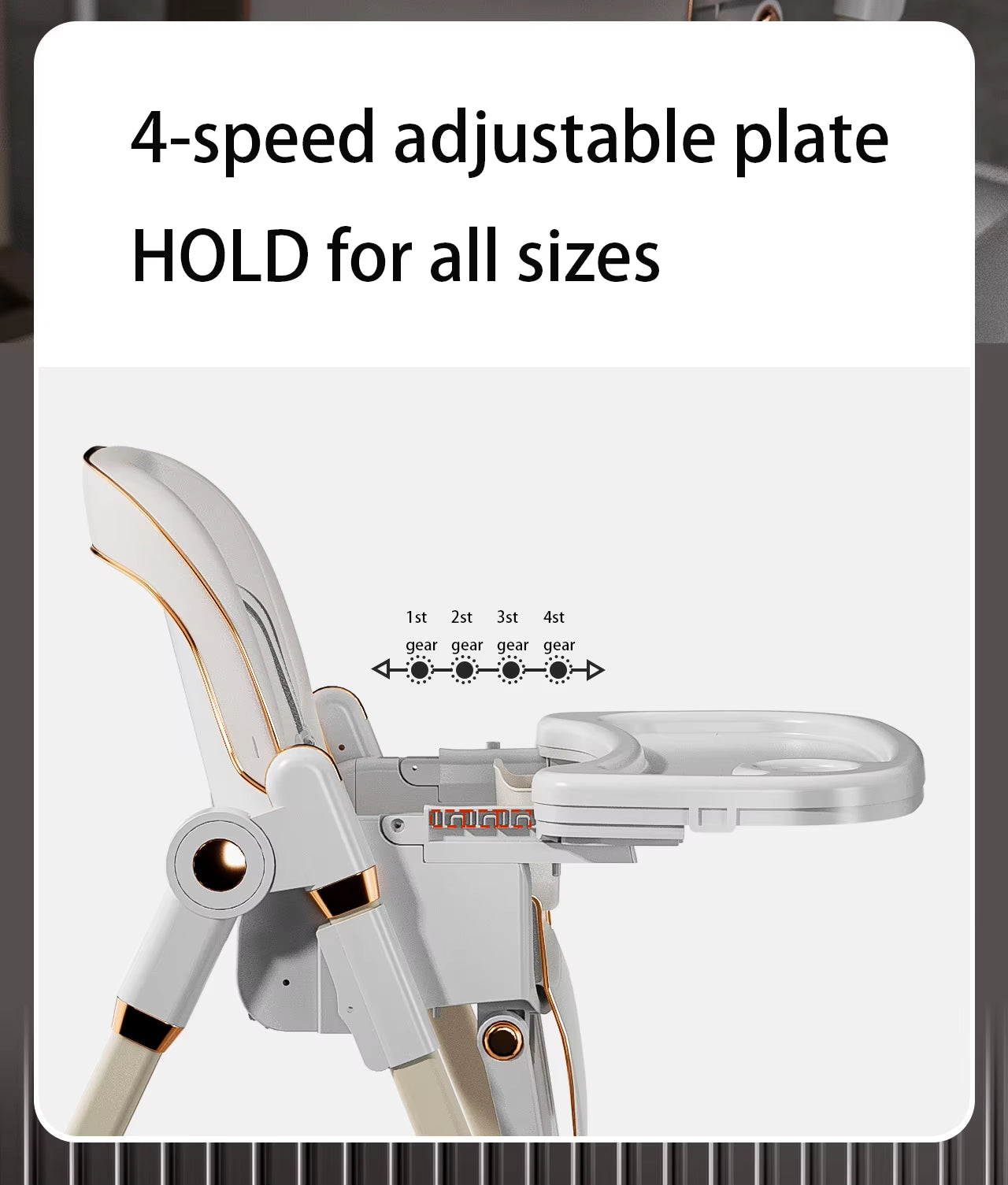 Baby Chair Baby Feeding Chair Baby Dining Table Chair High Chair for Feeding Children'S Folding Dining Chair with Wheel