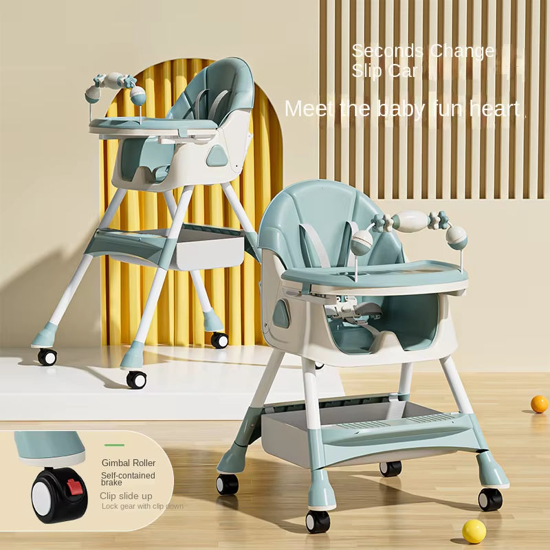 Baby Dining Chair Children Seat Foldable Baby Dinner Table Chairs Multifunctional Dining Table Chairs Baby Dining Table
